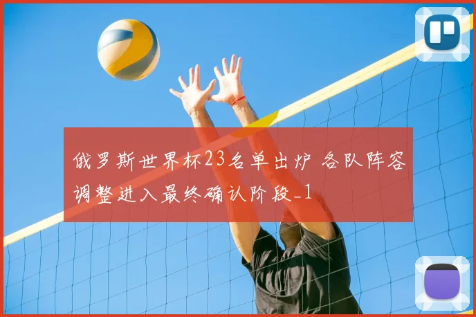 俄罗斯世界杯23名单出炉 各队阵容调整进入最终确认阶段_1