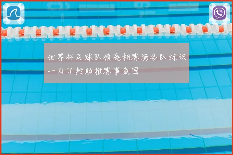 世界杯足球队旗亮相赛场各队标识一目了然助推赛事氛围